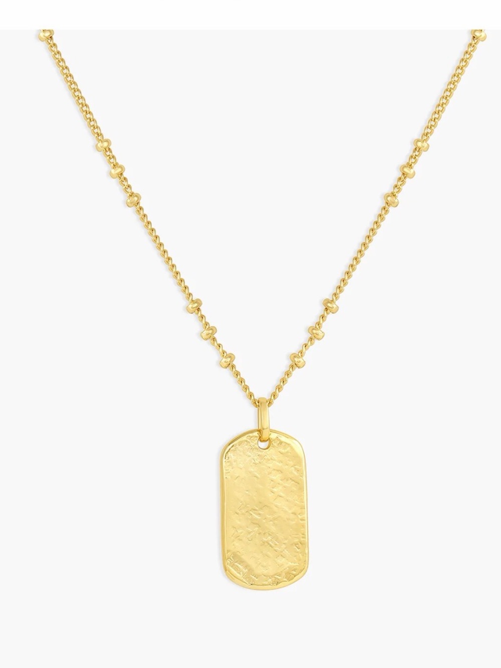 Gorjana Griffin Dog Tag Necklace